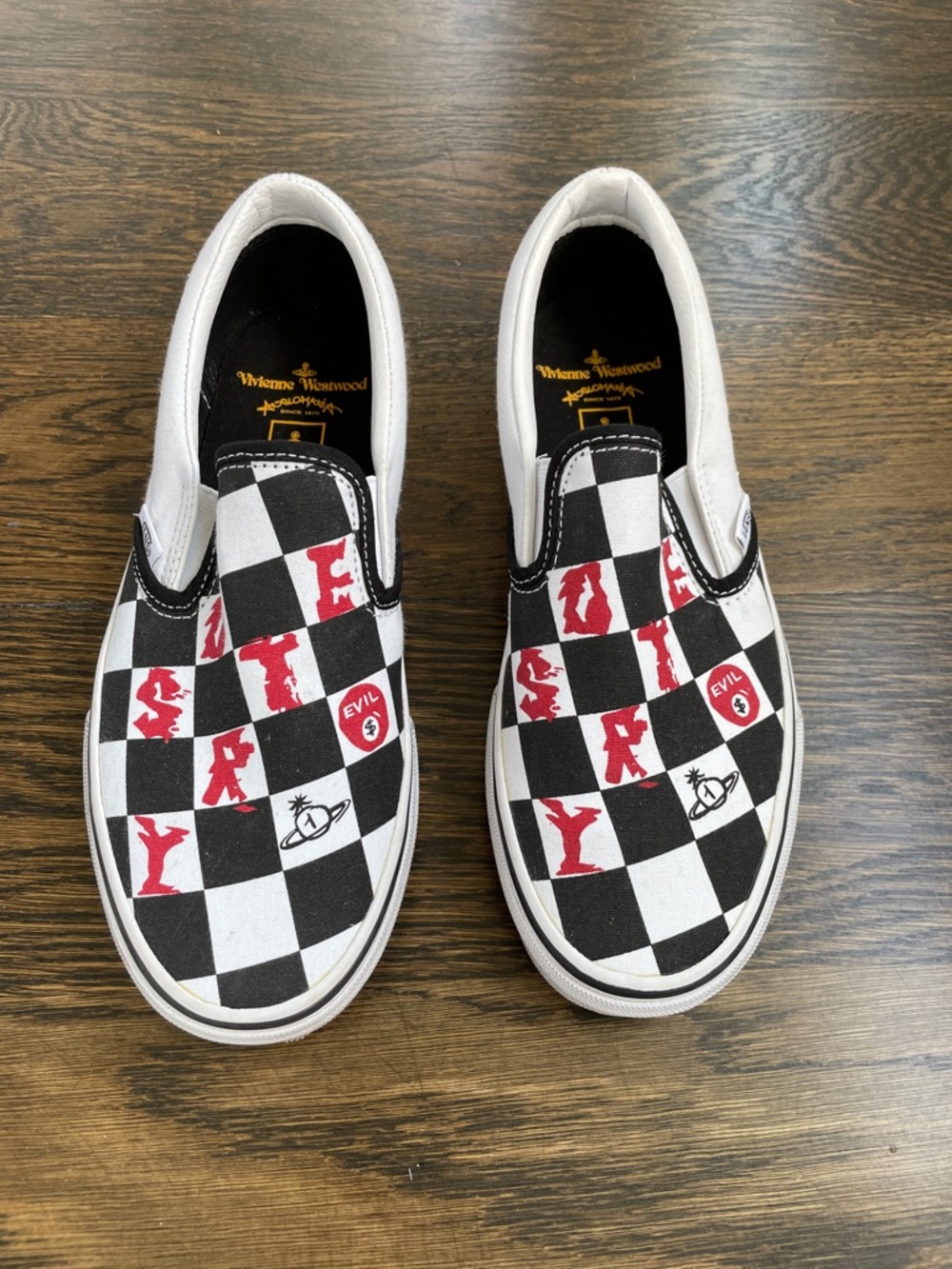 Vans x Vivienne Westwood size women 8.5 / men 7